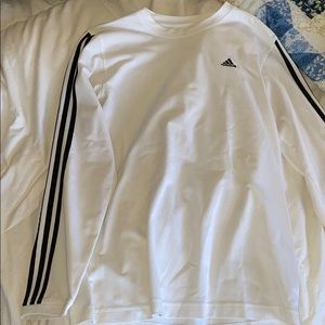 White adidas long sleeve